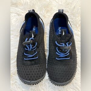 Nautica Kids Black and Blue Slip-On Water Shoes